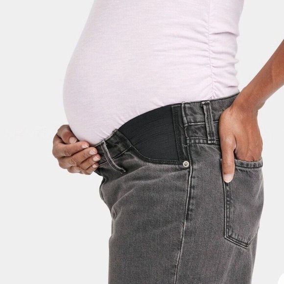Ingrid & Isabel Maternity Under Belly Boyfriend Maternity Jeans NWT Multi Size - Picture 4 of 6